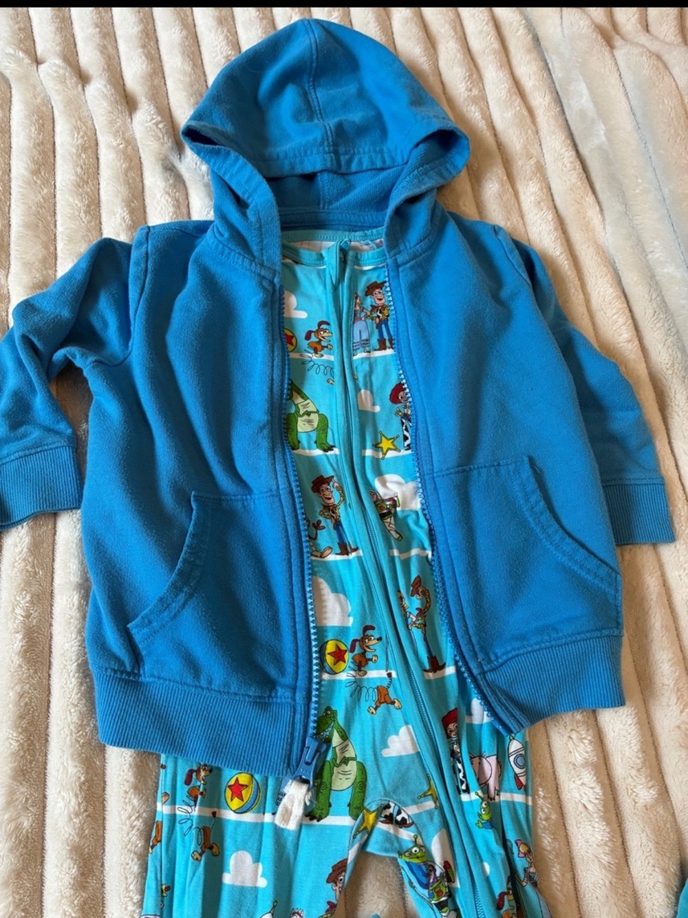 🤠🚀 Little Sleepies Toy Story Convertible Zippy Pajama – 12-18 Months - Picture 2 of 5